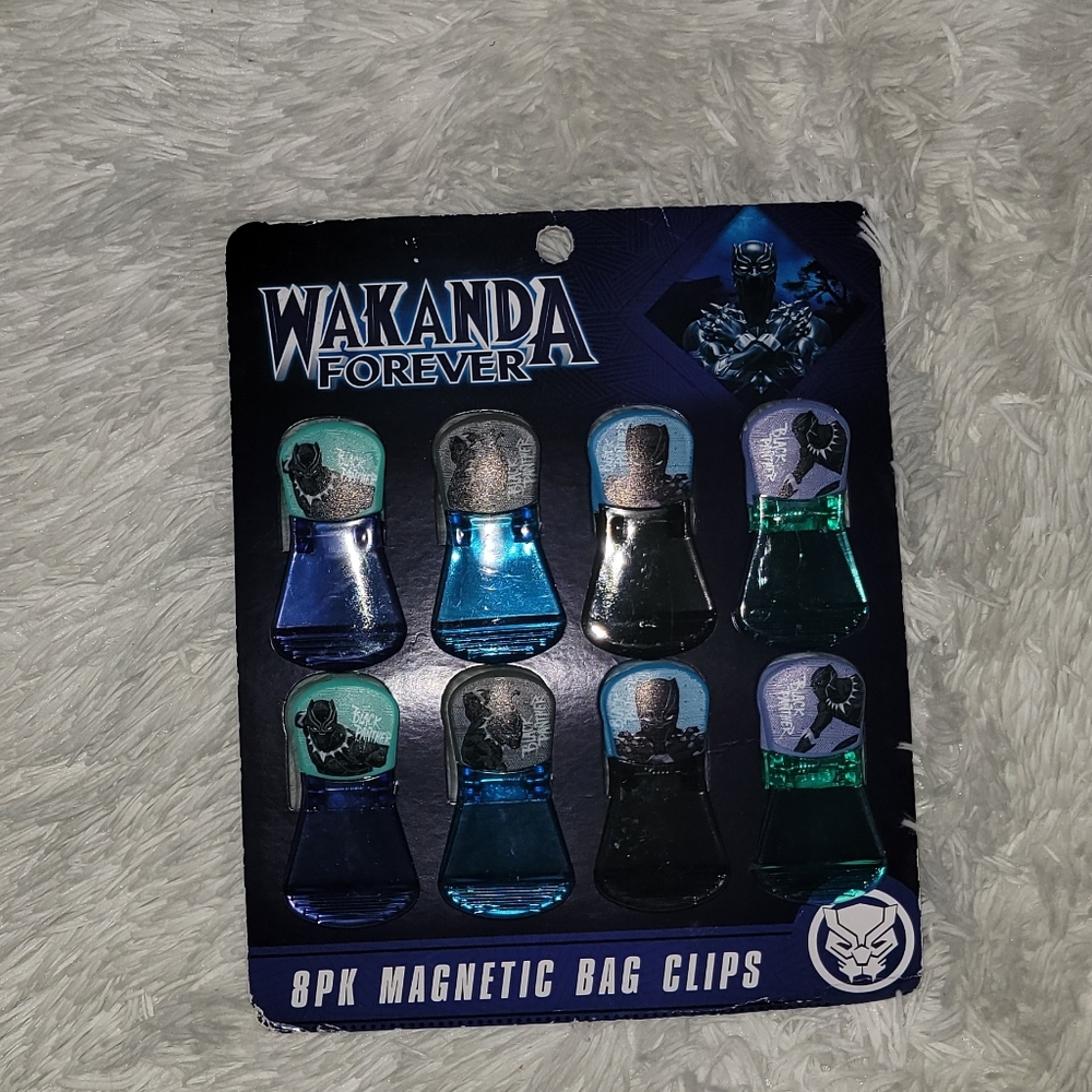 Wakanda Forever Magnetic Bag Clips